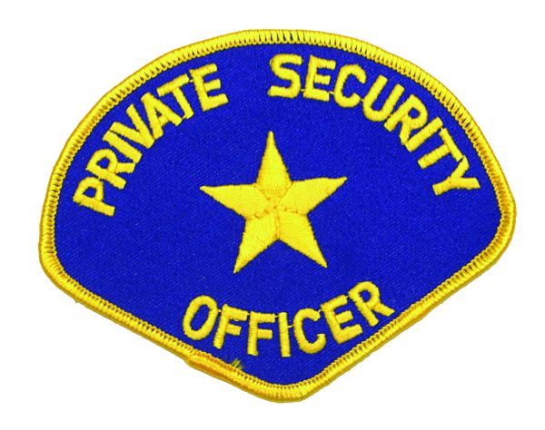 Private Security Officer Shoulder Patch