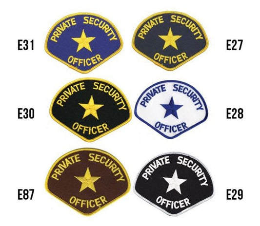Private Security Officer Shoulder Patch