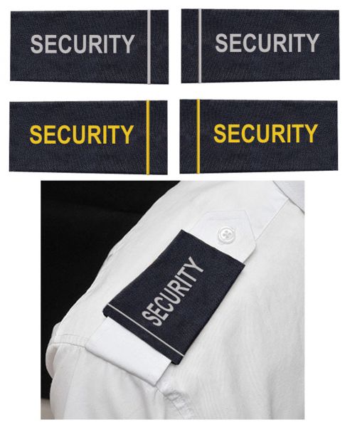 Slip-On Security Epaulets For Shirts and Jackets (Pair)
