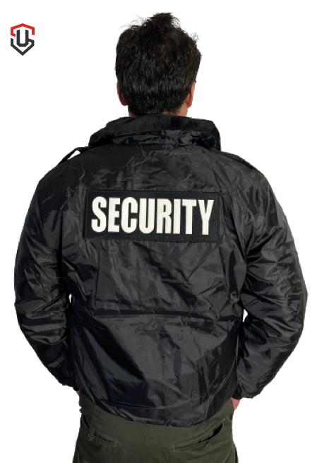 Watch-Guard Bomber Jacket (Black) with ID