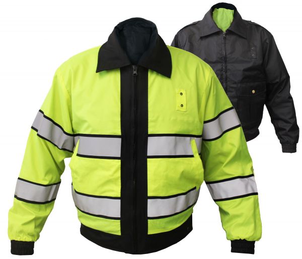 High Vis. Water Resistant Reversible Jacket