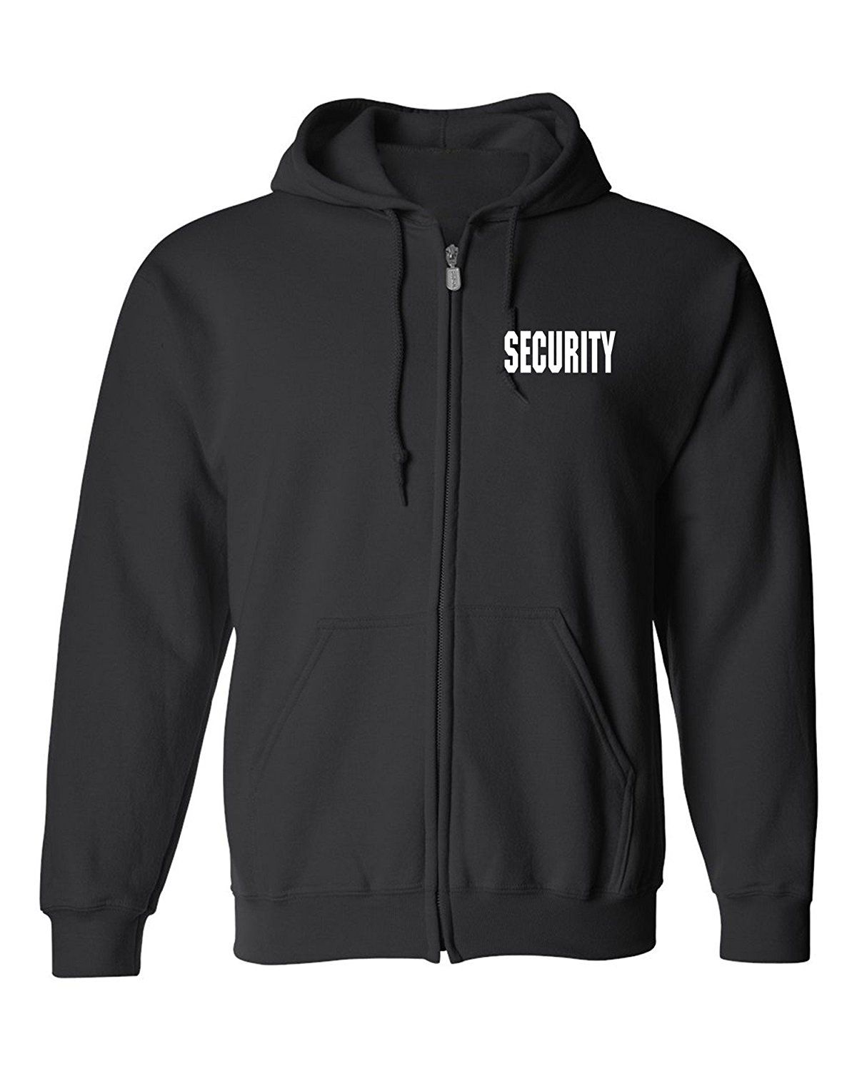 Security Zippered Hoodie Sweater