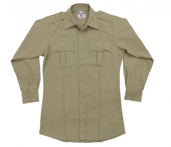 100% Polyester Long Sleeve Zippered Uniform Shirts