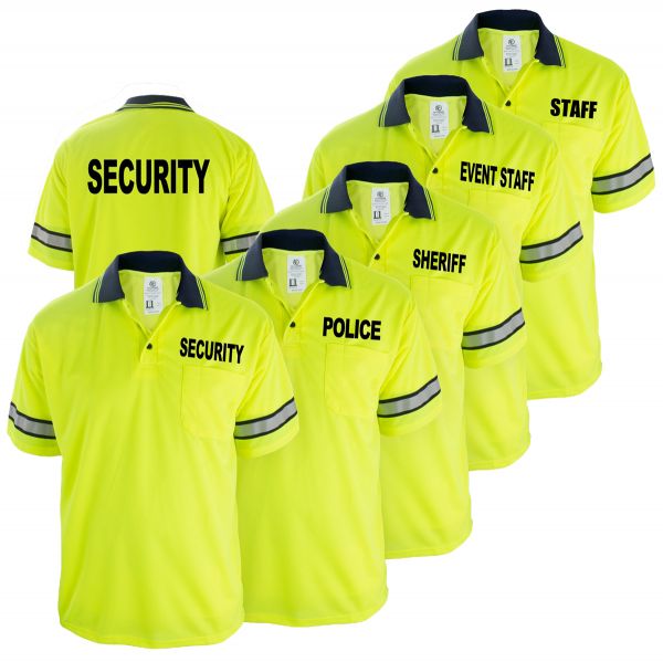 High Vis. Polo Shirt With Security ID