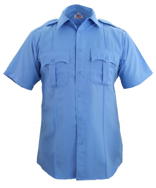 Short Sleeve Zippered Uniform Shirts